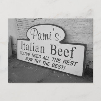La postal de ternera italiana de Pami