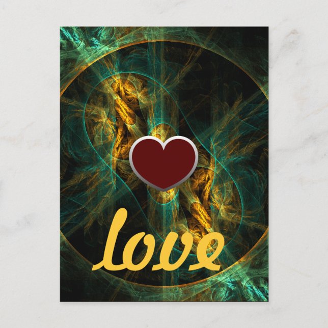 La postal del amor al ojo de la jungla (Anverso)