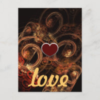 La postal del amor al sonido de la música