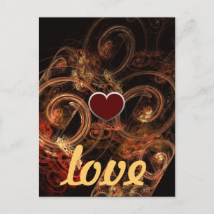 La postal del amor al sonido de la música