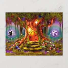 La postal del Árbol mágico