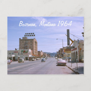 La postal del Baxter Hotel Bozeman Montana 1964