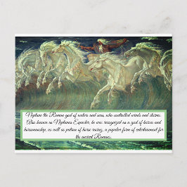 La postal del caballo del rey Neptuno