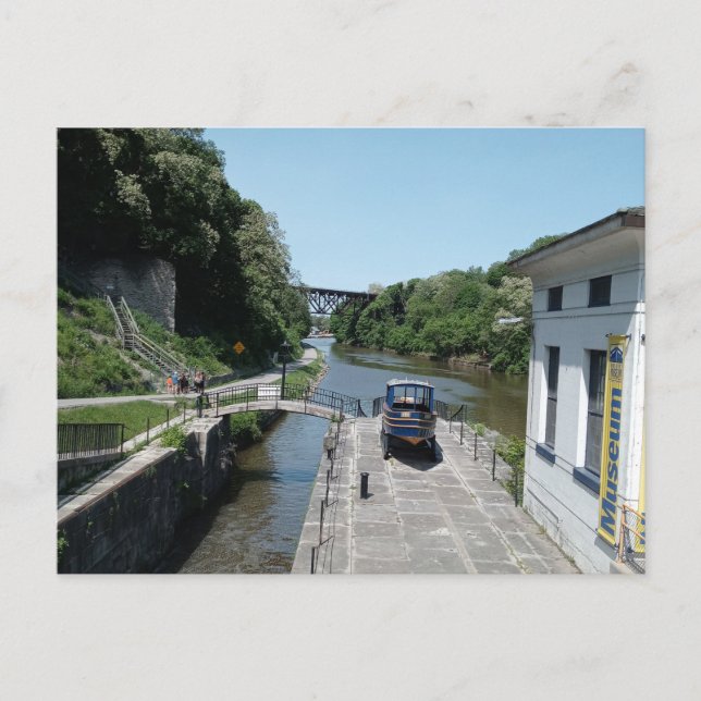 La postal del Canal de Erie (Anverso)