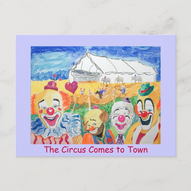 La postal del circo (Anverso)