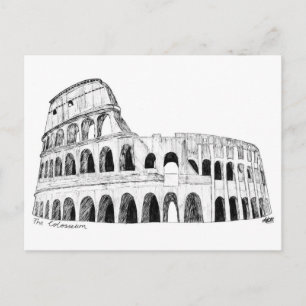 La postal del Coliseo (B&W)