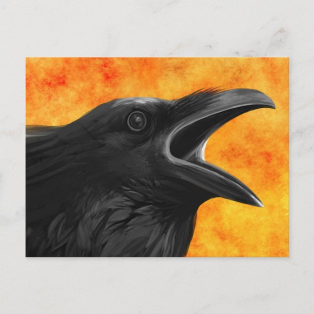 La postal del cuervo (Anverso)