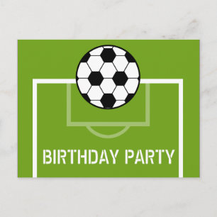 La postal del cumpleaños del campo de fútbol