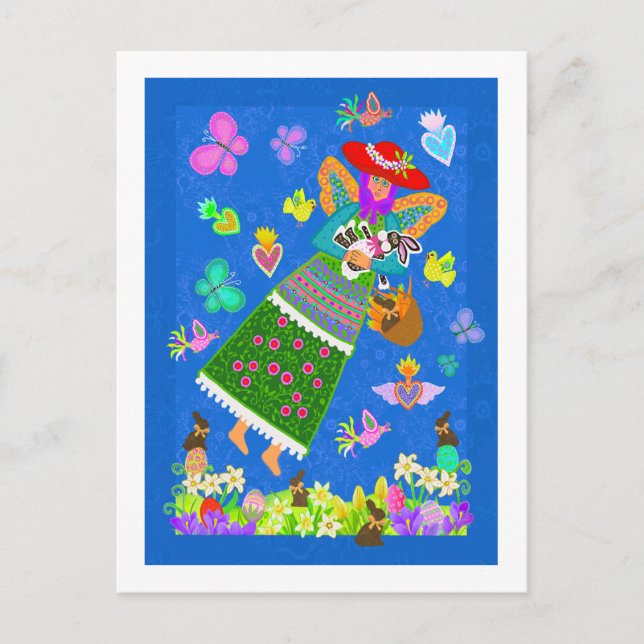 La postal del desfile de Pascua (Anverso)