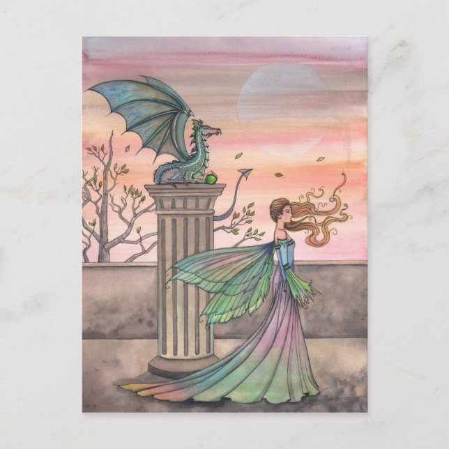 La postal del Dragón del Patio Superior (Anverso)
