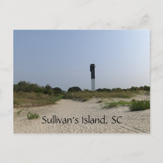 La postal del faro de Sullivan (Anverso)
