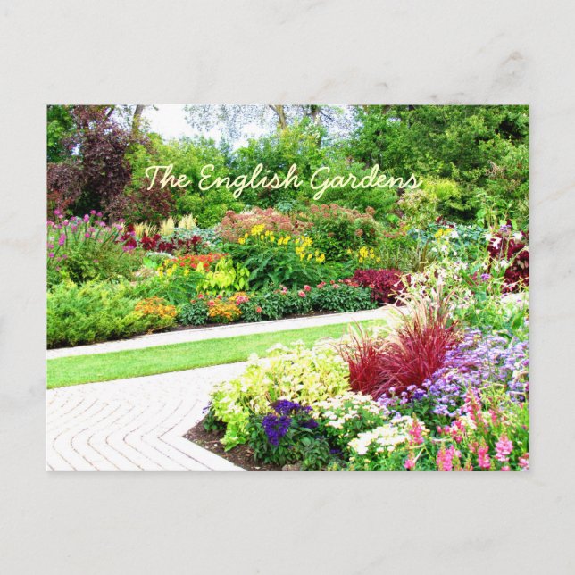 La postal del Jardín Inglés (Anverso)