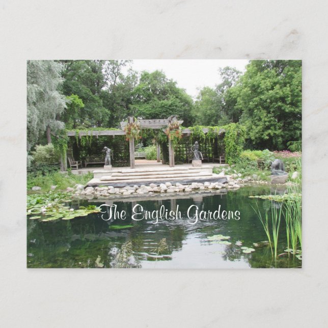 La postal del Jardín Inglés (Anverso)