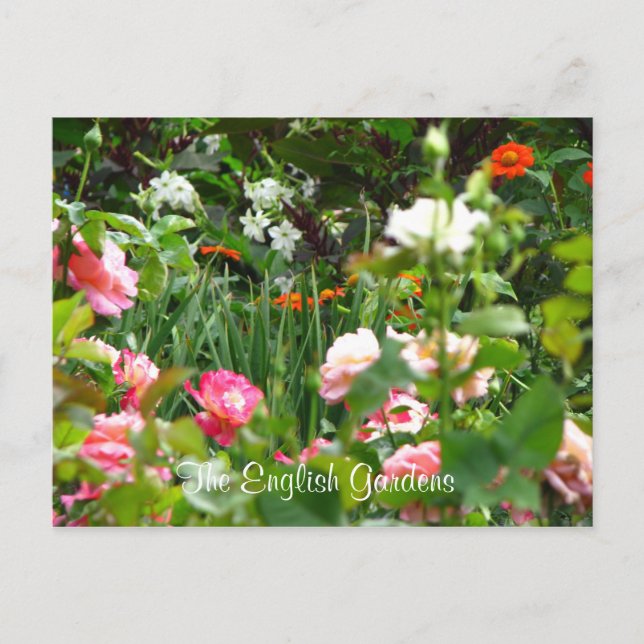 La postal del Jardín Inglés (Anverso)