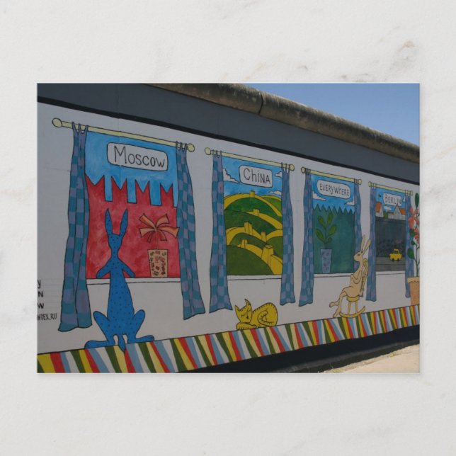 La postal del muro de Berlín (Anverso)