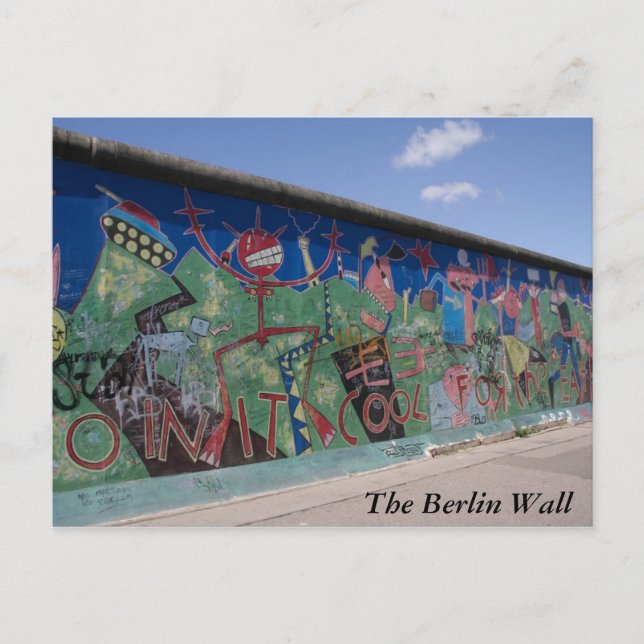 La postal del muro de Berlín (Anverso)