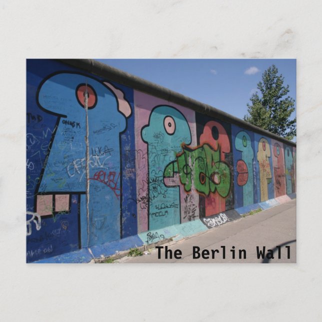 La postal del muro de Berlín (Anverso)