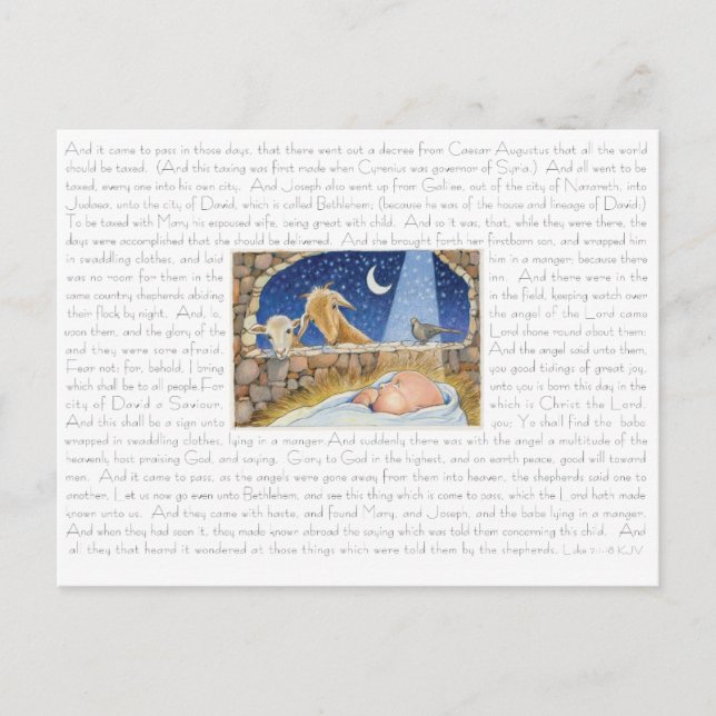 La postal del navidad (Anverso)