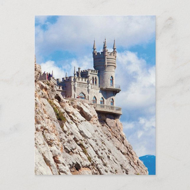 La postal del Nest Castle Crimea para Ucrania del  (Anverso)