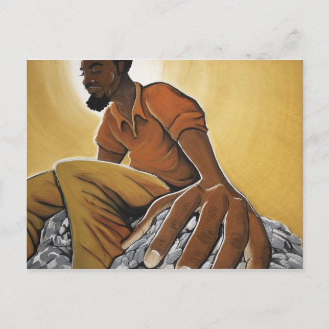 La postal del pensador (Anverso)