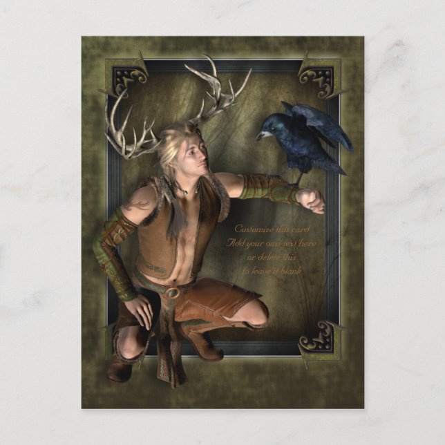 La postal del personalizable del macho (Anverso)