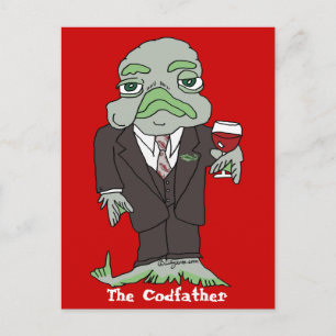 La postal del Personalizado de Pescado del Persona