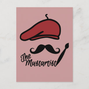 La postal del personalizado Mustartista