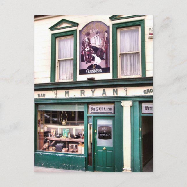 La postal del pub Cashel de Ryan (Anverso)