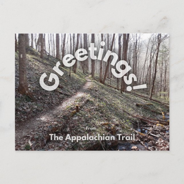 La postal del sendero appalache (Anverso)