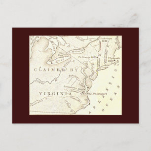 La postal del Territorio de Virginia