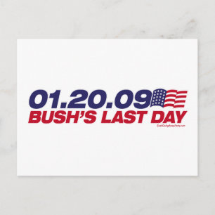 La postal del último día de Bush