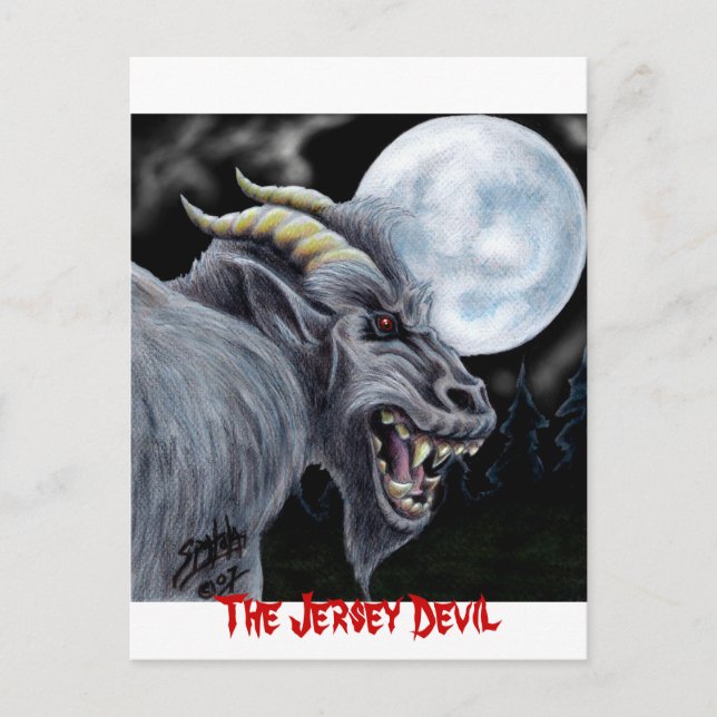 La postal devil de Jersey 2 (Anverso)