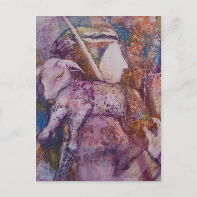 La postal "El Pastor" (Anverso)