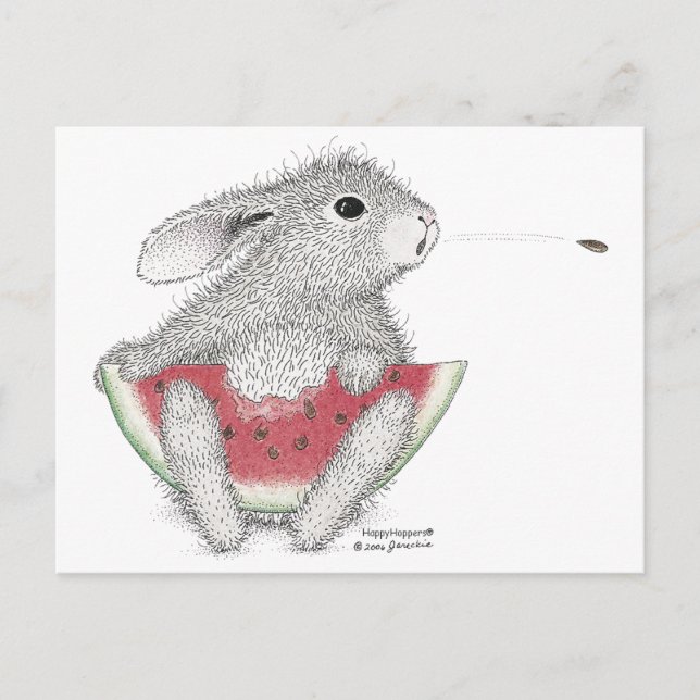 La postal HappyHoppers® (Anverso)