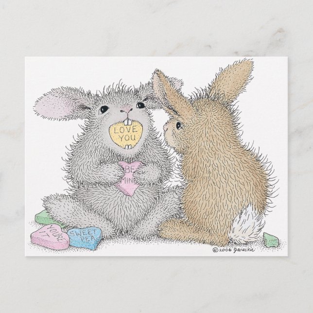 La postal HappyHoppers® (Anverso)