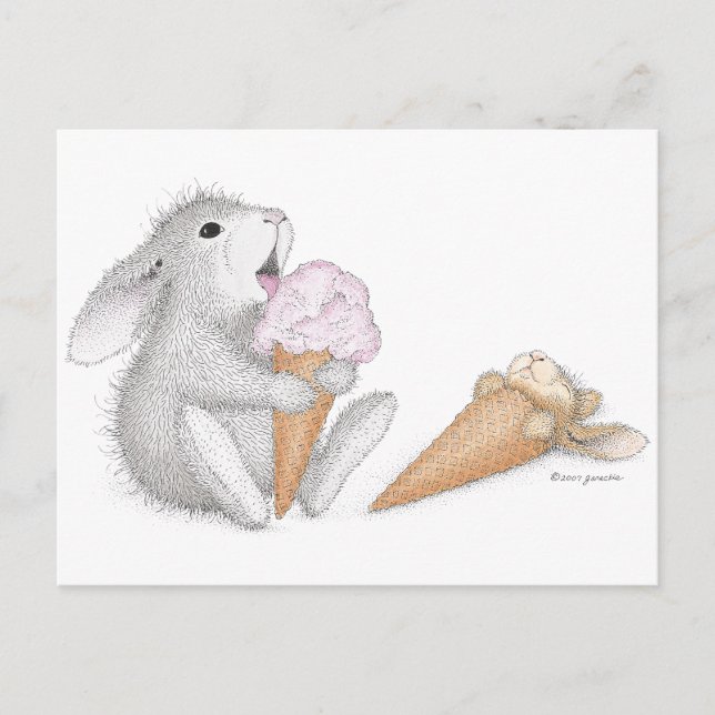 La postal HappyHoppers® (Anverso)