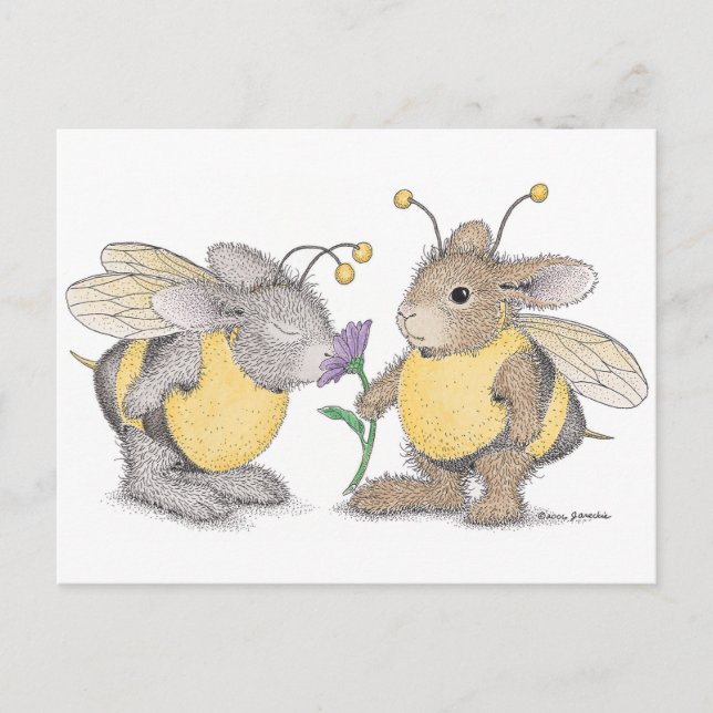 La postal HappyHoppers® (Anverso)