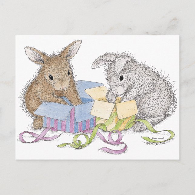 La postal HappyHoppers® (Anverso)