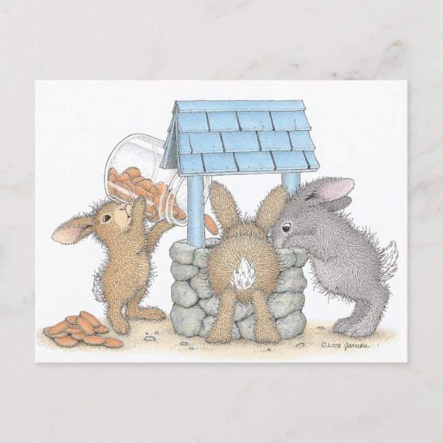 La postal HappyHoppers® (Anverso)