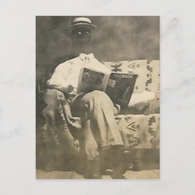 La postal invisible del hombre (Anverso)