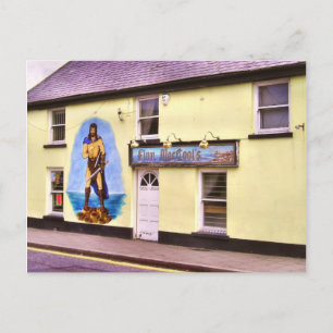 La postal irlandesa del pub Finn MacCool