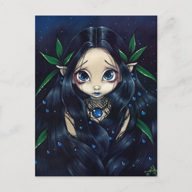 La postal "Lovely is the Night" (Anverso)