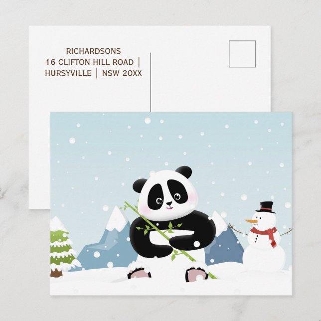 La postal mágica de vacaciones (Anverso / Reverso)