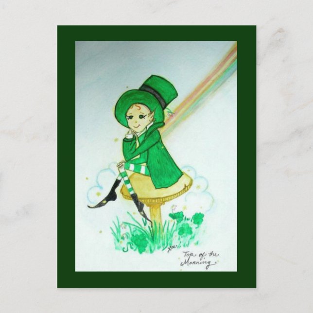 La postal matutina Top O' (Anverso)