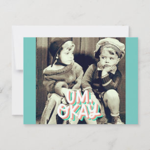 La postal n.º 1 de la colección de pandillas de O.