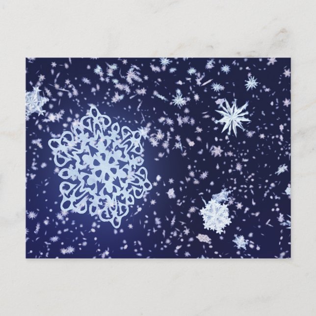 La postal nocturna del invierno largo (Anverso)