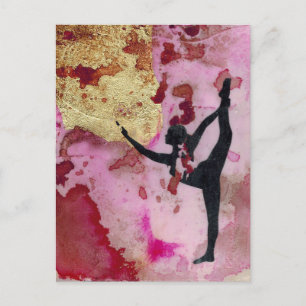 La postal original del Chica de yoga