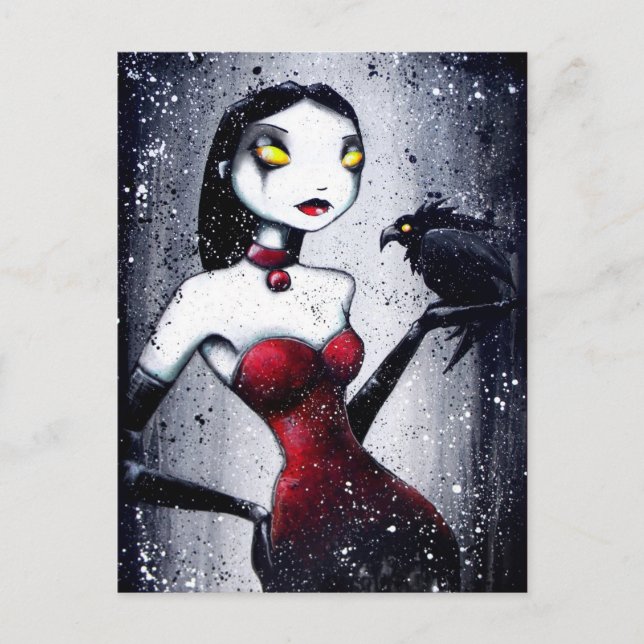 La postal Red Bird (Anverso)