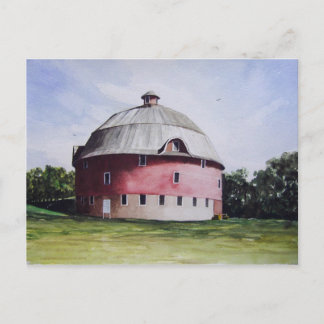 La postal redonda de Barn