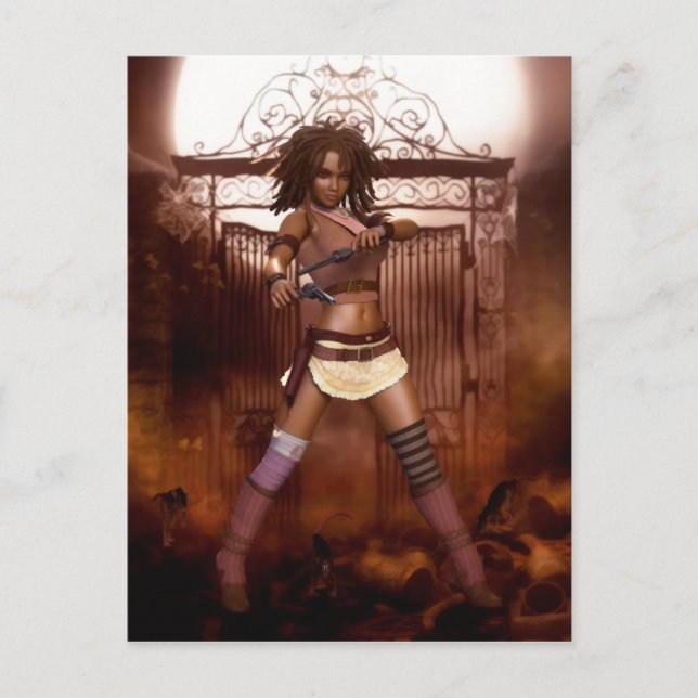 La postal renegada de Gunslinger (Anverso)